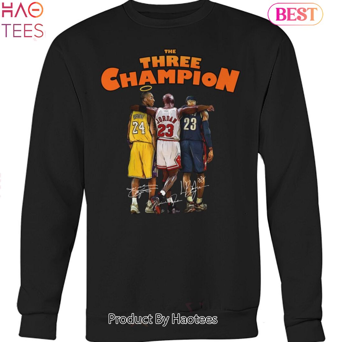 HOT TREND The Three Champion Kobe Bryant Unisex T-Shirt HOT TREND The Three Champion Kobe Bryant Unisex T-Shirt