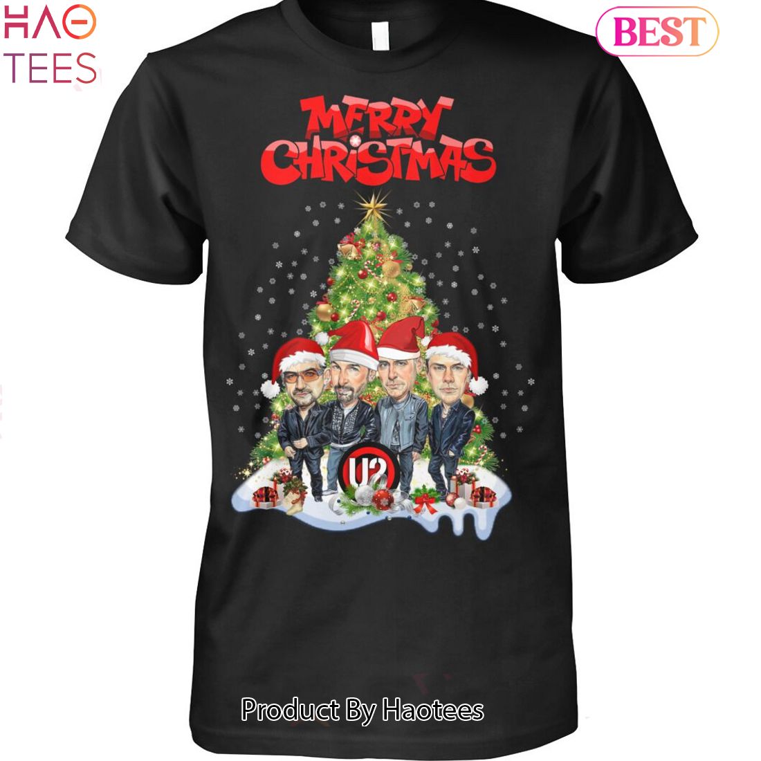 u2 christmas t shirt