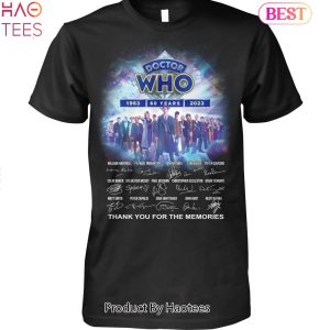 HOT TRENDING 60th Anniversary 1963-2023 Doctor Who Thank You For The Memories Unisex T-Shirt
