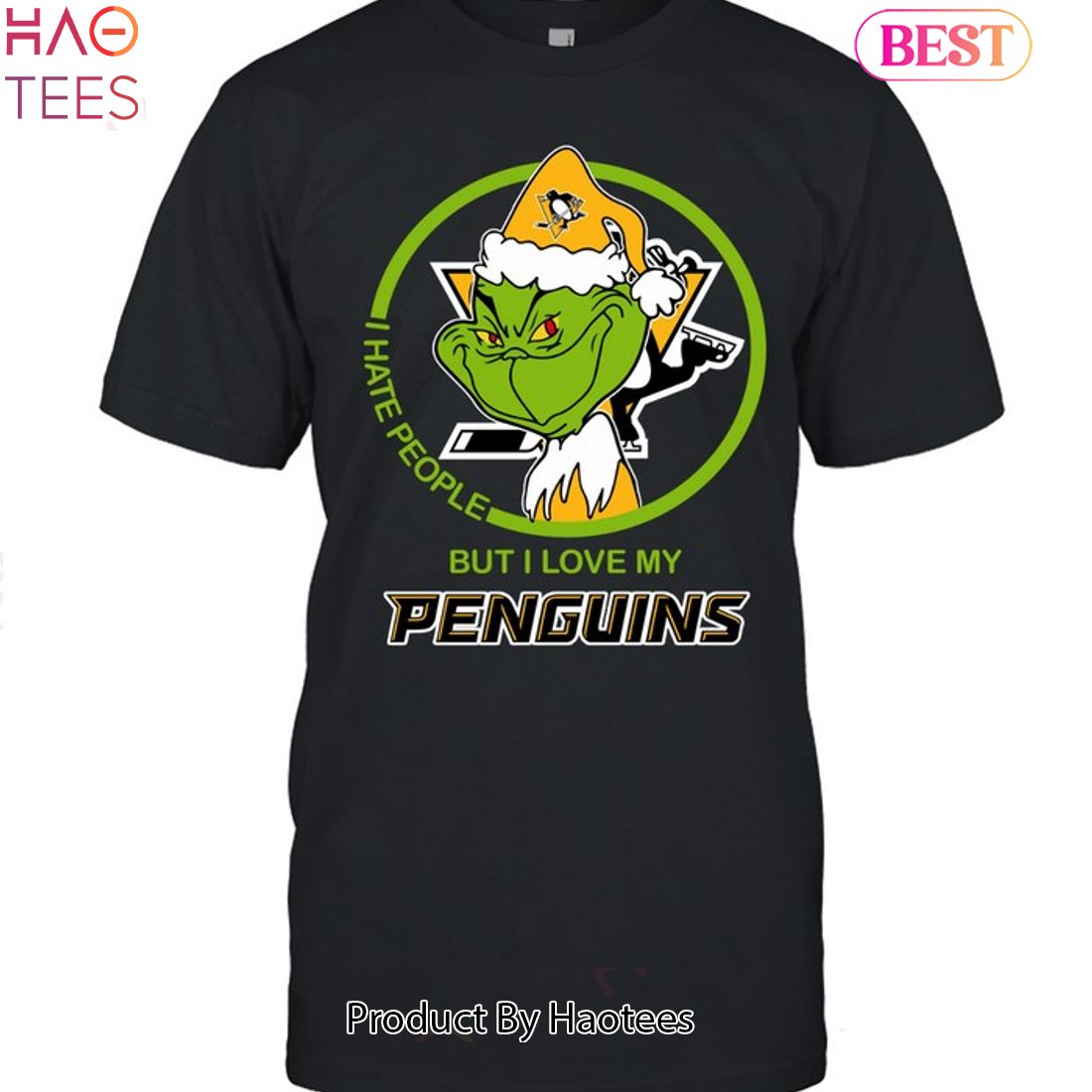 I Hate People But I Love My Pittsburgh Penguins Unisex T-Shirt