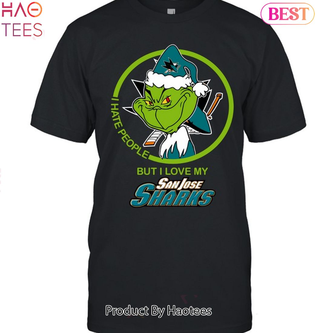 I Hate People But I Love My San Jose Sharks Unisex T-Shirt