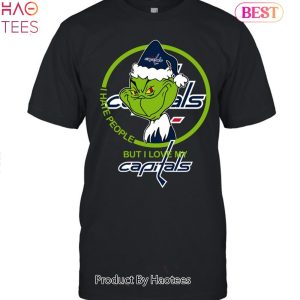 I Hate People But I Love My Washington Capitals Unisex T-Shirt