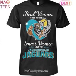 Jacksonville Jaguars Real Women Love Football Love Jacksonville Jaguars Unisex T-Shirt