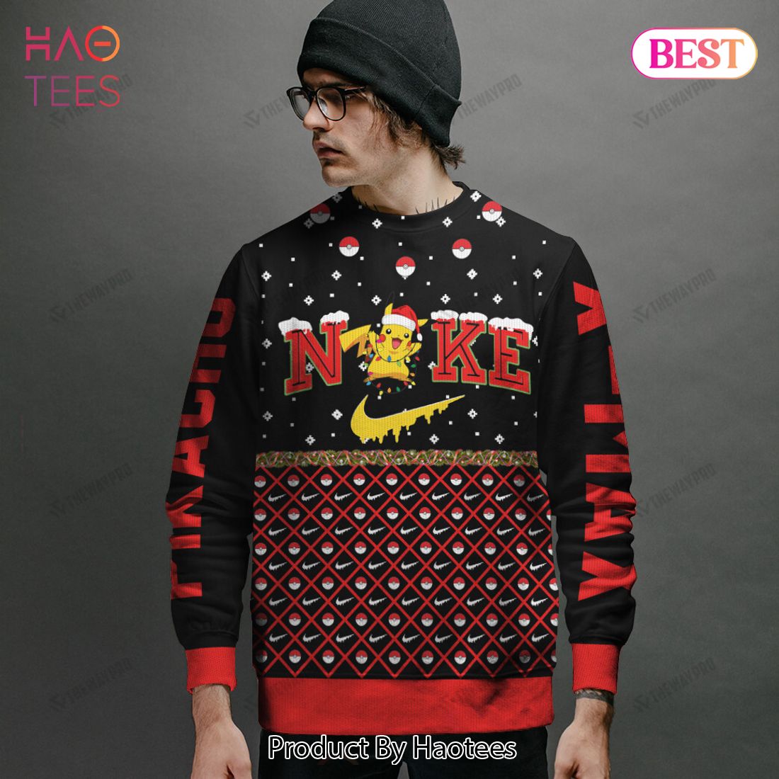 LIMITED Christmas Giftsmerch Pikachu Custom Limited Edition Sweater LIMITED Christmas Giftsmerch Pikachu Custom Limited Edition Sweater