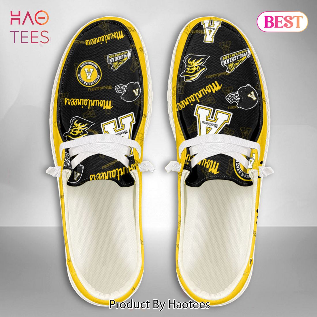 LIMITED NCAA Appalachian State Mountaineers Custom Name Hey Dude Shoes POD Design