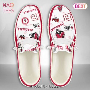 LIMITED NCAA Ball State Cardinals Custom Name Hey Dude Shoes POD Design