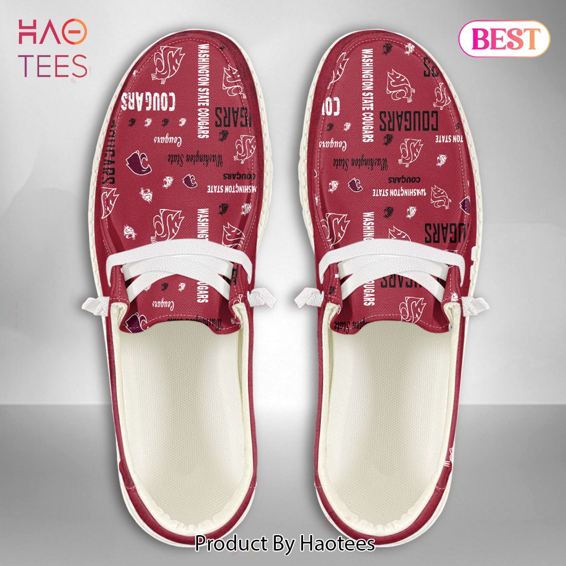 LIMITED NCAA Kansas Jayhawks Custom Name Hey Dude Shoes