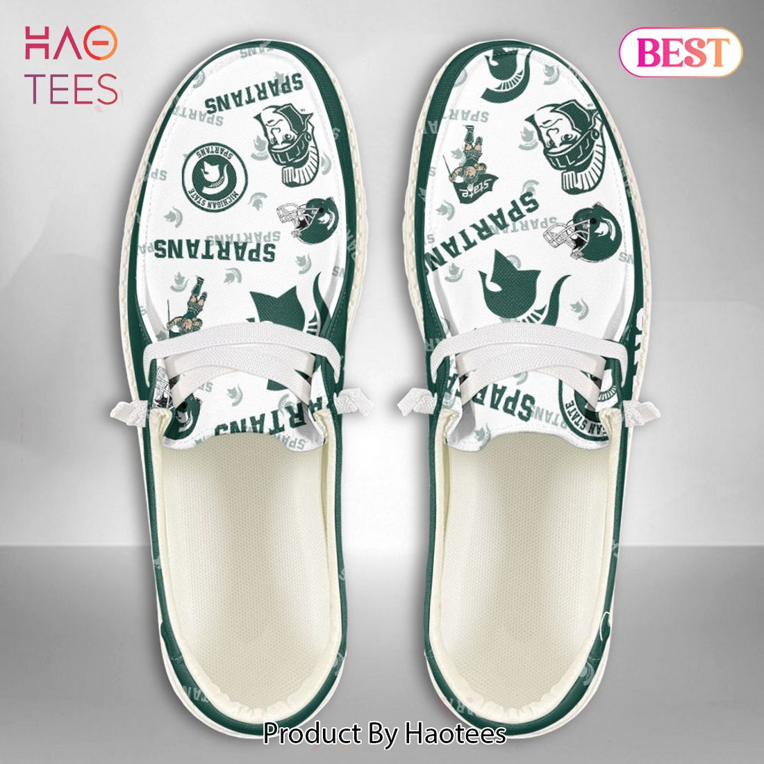LIMITED NCAA Michigan State Spartans Custom Name Hey Dude Shoes