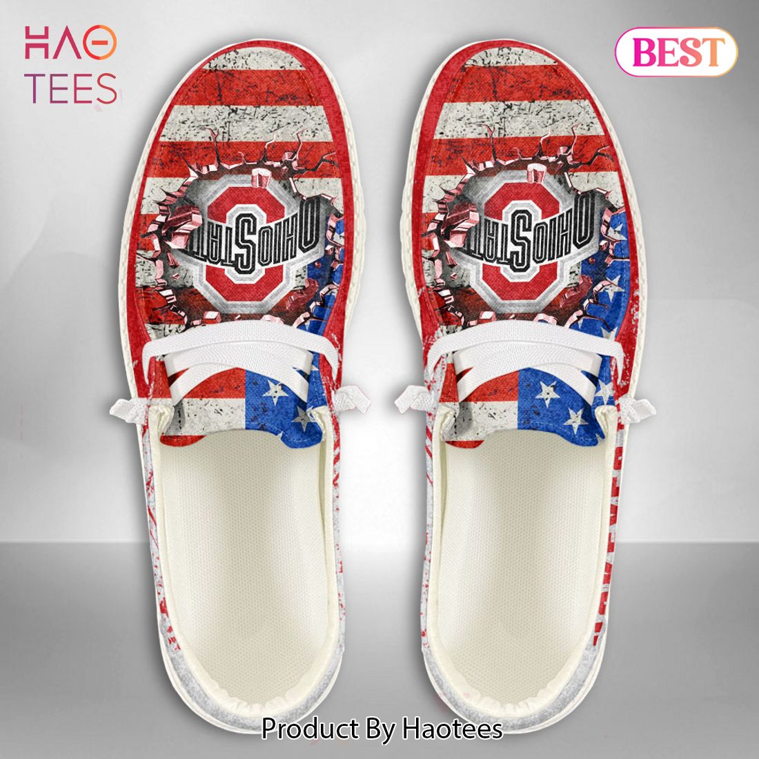 HOT NCAA Nebraska Cornhuskers - Custom Name Hey Dude Shoes POD Design -  Beetrendstore Store