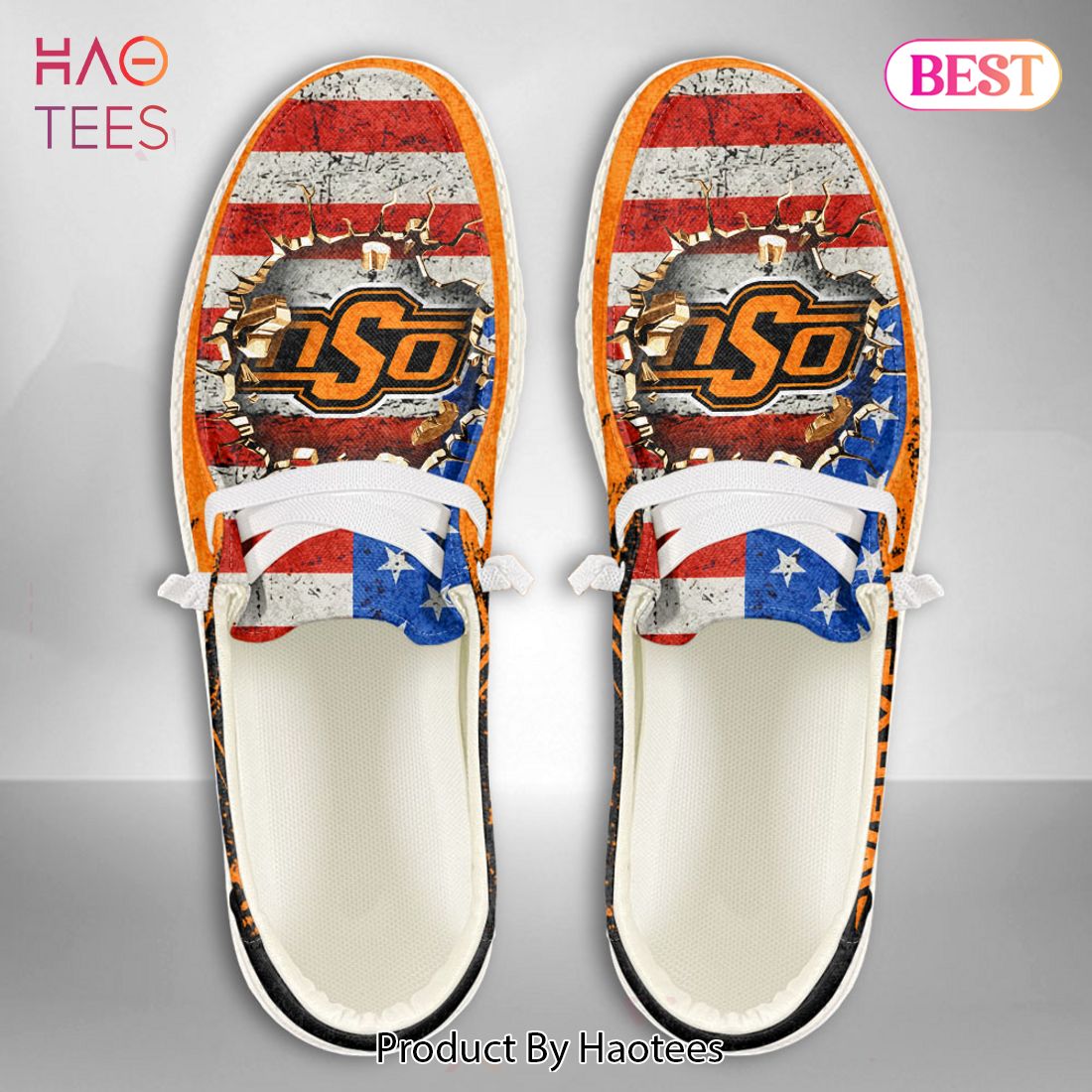 LIMITED NCAA Ohio State Buckeyes Custom Name Hey Dude Shoes