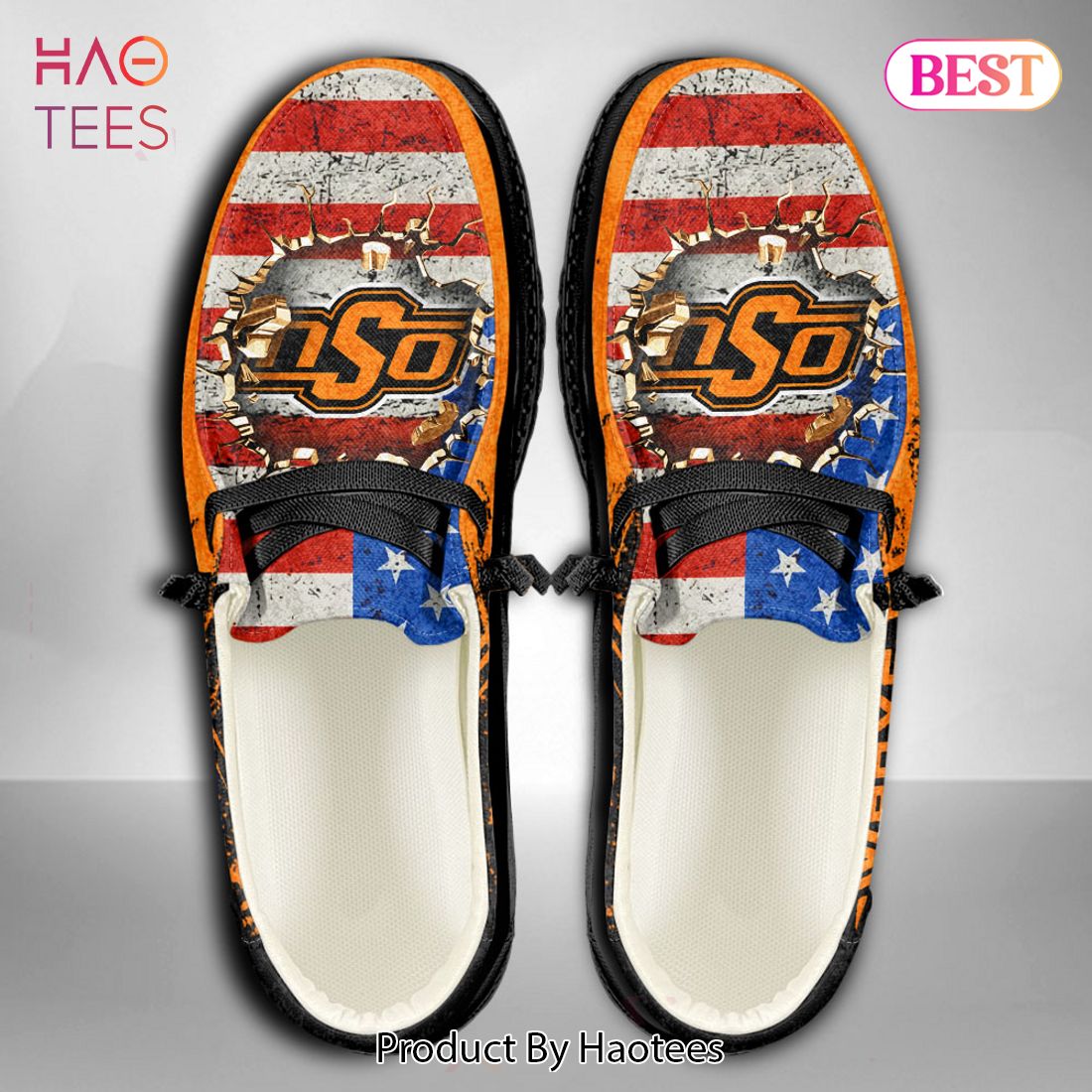 LIMITED NCAA Ohio State Buckeyes Custom Name Hey Dude Shoes LIMITED NCAA Ohio State Buckeyes Custom Name Hey Dude Shoes