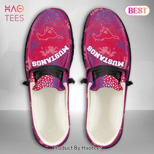 LIMITED NCAA SMU Mustangs Custom Name Hey Dude Shoes – PB61