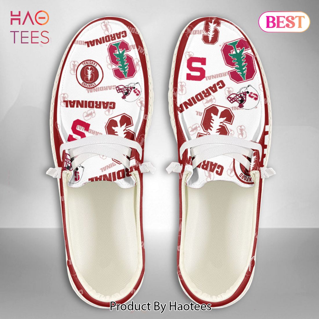 LIMITED NCAA Stanford Cardinal Custom Name Hey Dude Shoes POD Design LIMITED NCAA Stanford Cardinal Custom Name Hey Dude Shoes POD Design