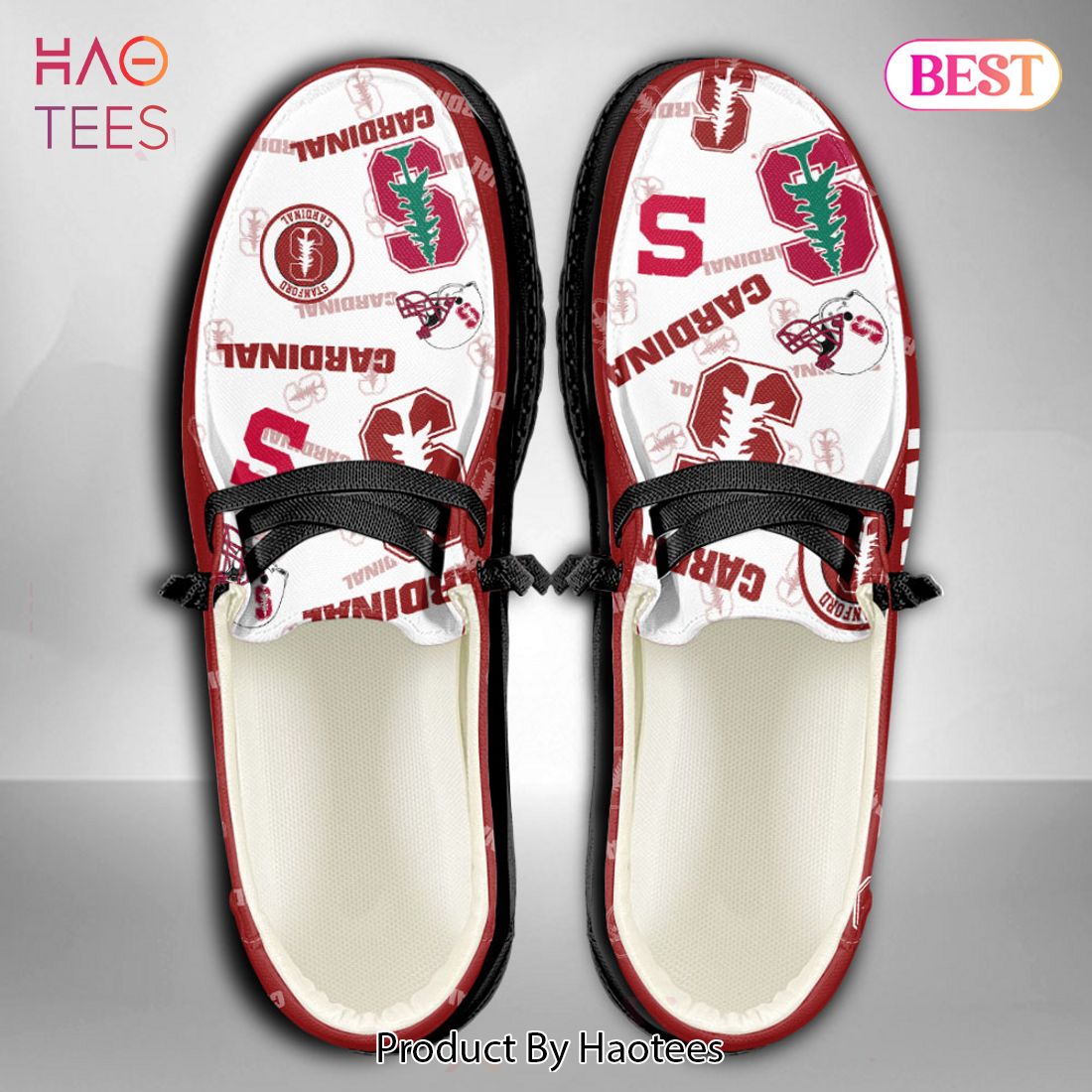 LIMITED NCAA Stanford Cardinal Custom Name Hey Dude Shoes POD Design LIMITED NCAA Stanford Cardinal Custom Name Hey Dude Shoes POD Design