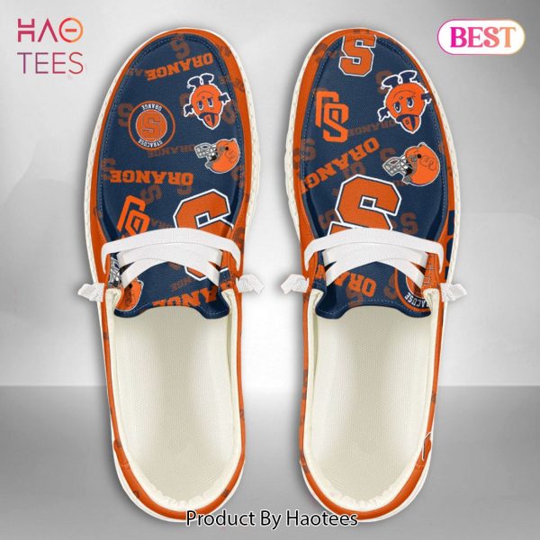 LIMITED NCAA Syracuse Orange Custom Name Hey Dude Shoes