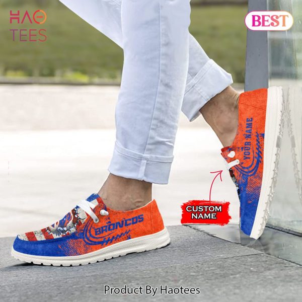LIMITED NCAA Texas Longhorns Custom Name Hey Dude Shoes