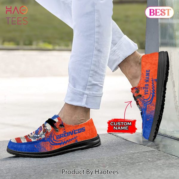 LIMITED NCAA Texas Longhorns Custom Name Hey Dude Shoes