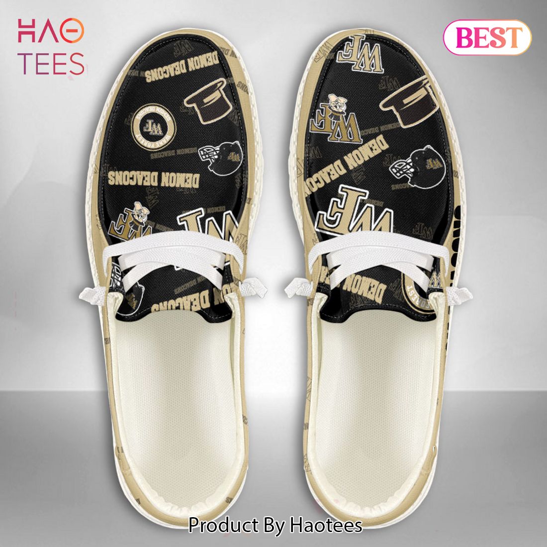 LIMITED NCAA Wake Forest Demon Deacons Custom Name Hey Dude Shoes Limited 2024 LIMITED NCAA Wake Forest Demon Deacons Custom Name Hey Dude Shoes Limited 2024
