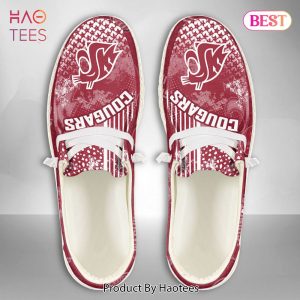 LIMITED NCAA Washington State Cougars Custom Name Hey Dude Shoes