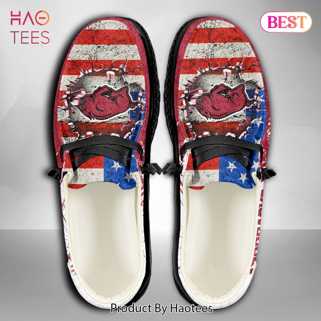 LIMITED NCAA West Virginia Mountaineers Custom Name Hey Dude Shoes LIMITED NCAA West Virginia Mountaineers Custom Name Hey Dude Shoes