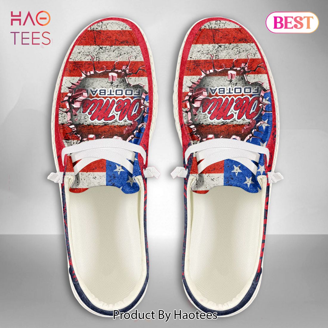 LIMITED NFL Houston Texans - Hey Dude Shoes Custom Name LIMITED NFL Houston Texans - Hey Dude Shoes Custom Name