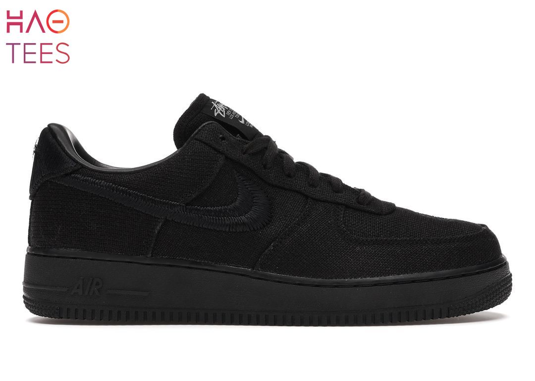 LIMITED Nike Air Force 1 Low Stussy Black Luxury Store