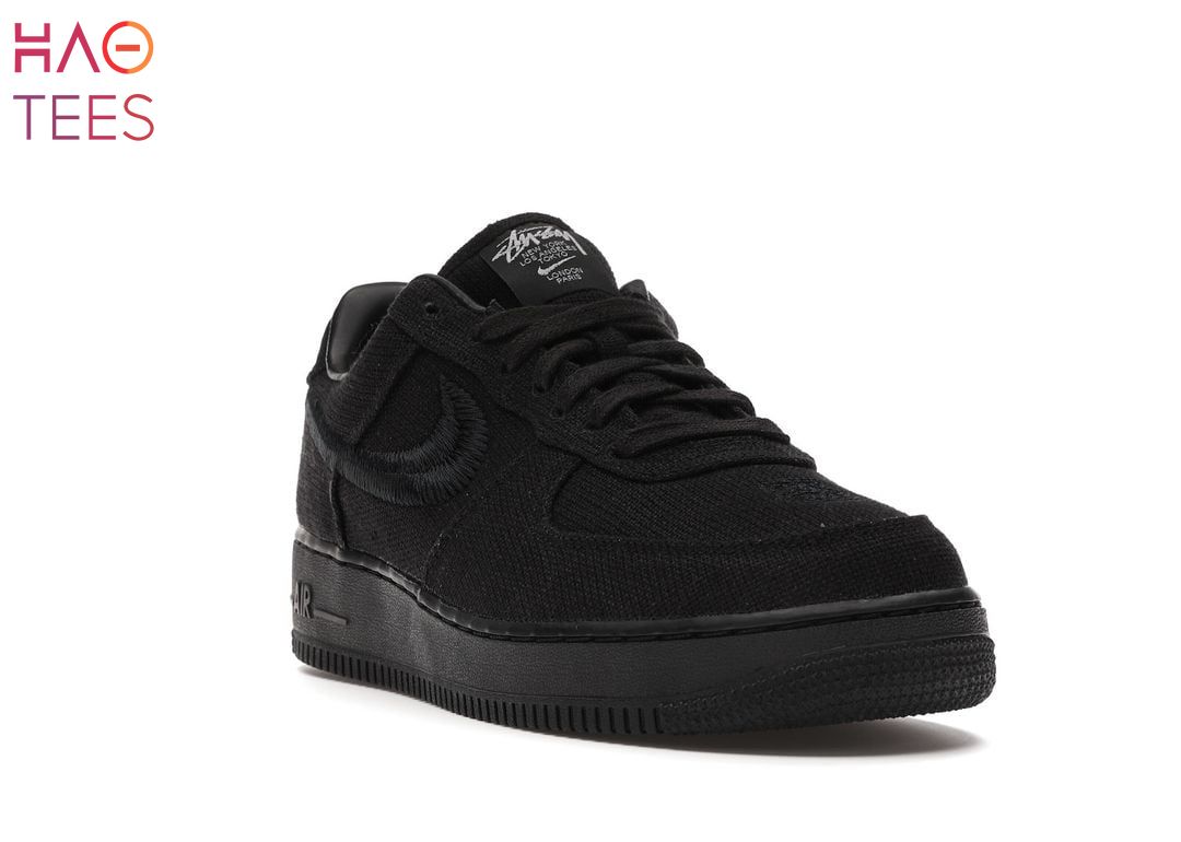 LIMITED Nike Air Force 1 Low Stussy Black Luxury Store