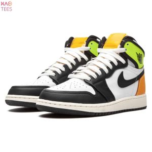 LUXURY Air Jordan 1 Retro High OG GS Volt Gold