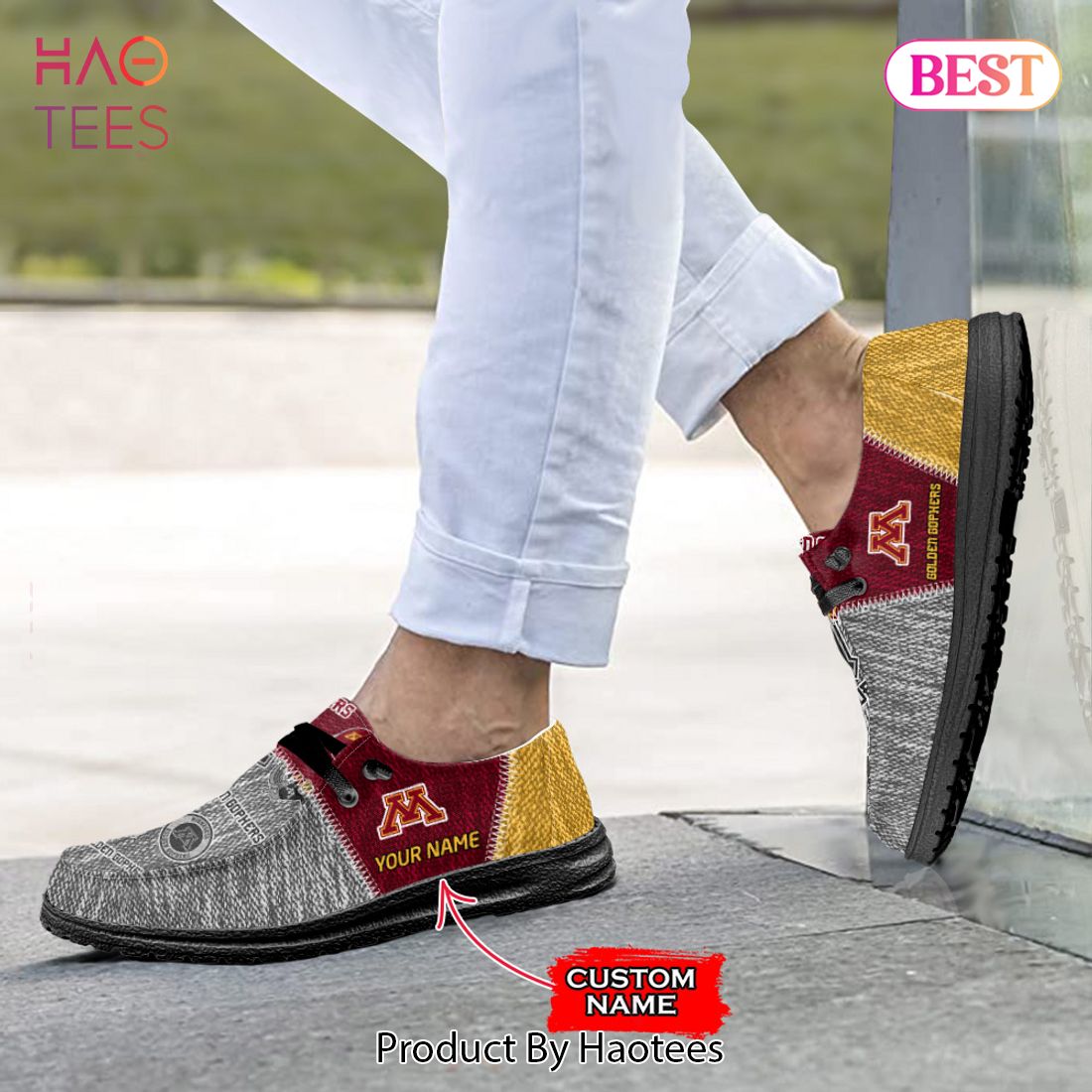 LUXURY NCAA Maryland Terrapins Custom Name Hey Dude Shoes LUXURY NCAA Maryland Terrapins Custom Name Hey Dude Shoes