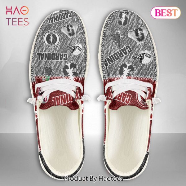 LUXURY NCAA SMU Mustangs Custom Name Hey Dude Shoes
