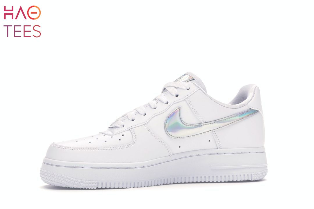 LUXURY Nike Air Force 1 Iridescent White Luxury Store