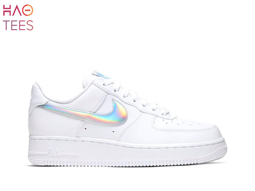 LUXURY Nike Air Force 1 Iridescent White Luxury Store