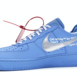 LUXURY Nike Air Force 1 Low Off-White Mca University Blue