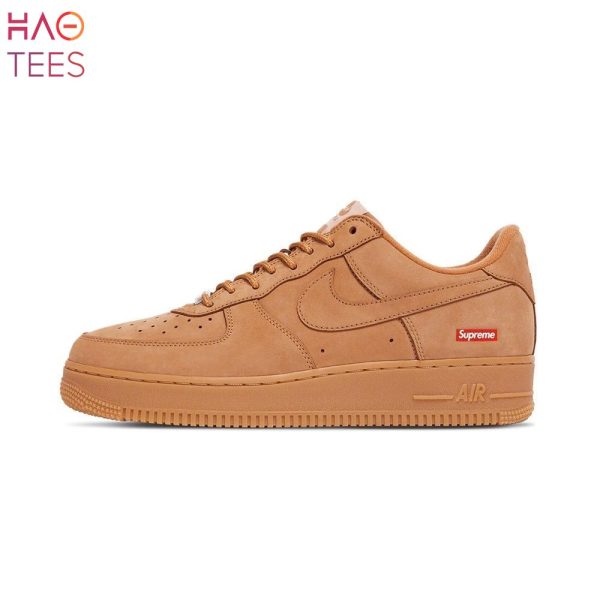 LUXURY Nike Air Force 1 Low Sp Supreme Wheat