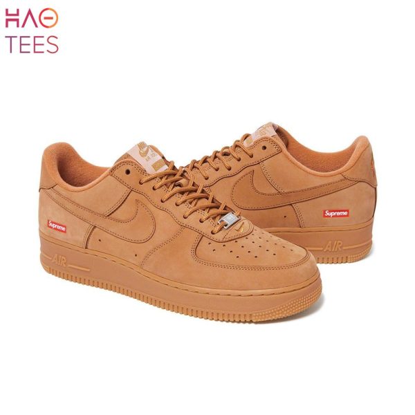 LUXURY Nike Air Force 1 Low Sp Supreme Wheat