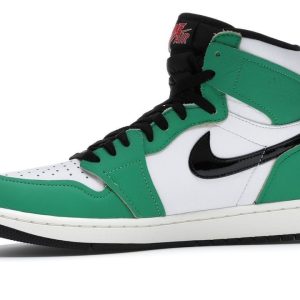 LUXURY Nike Air Jordan 1 High Lucky Green  W
