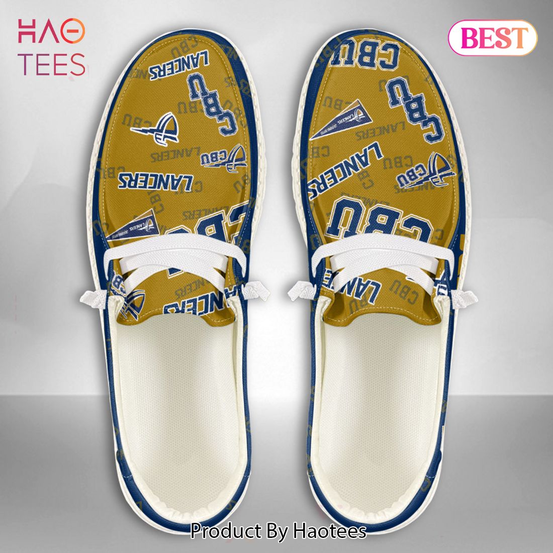 NCAA CBU Lancers Custom Name Hey Dude Shoes M7 NCAA CBU Lancers Custom Name Hey Dude Shoes M7