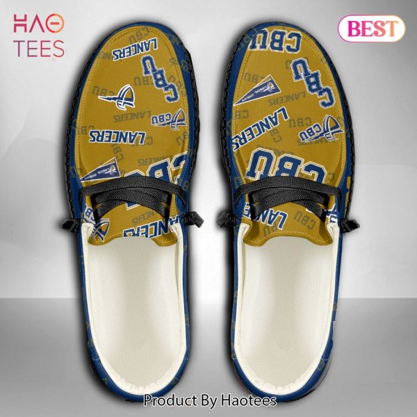 NCAA CBU Lancers Custom Name Hey Dude Shoes M7