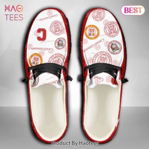 NCAA Cornell University Custom Name Hey Dude Shoes M7