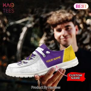 NCAA East Carolina Pirates Custom Name Hey Dude Shoes