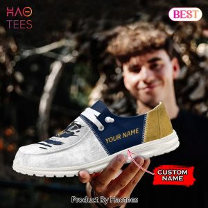 NCAA FIU GOLDEN PANTHERS Custom Name Hey Dude Shoes