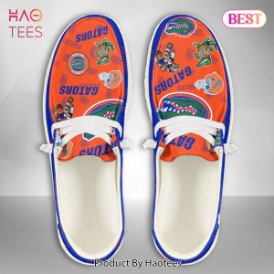 NCAA Florida Gators Custom Name Hey Dude Shoes