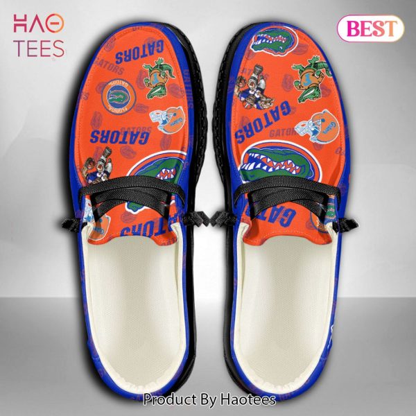 NCAA Florida Gators Custom Name Hey Dude Shoes