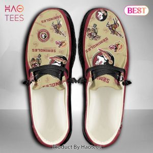 NCAA Florida State Seminoles Custom Name Hey Dude Shoes