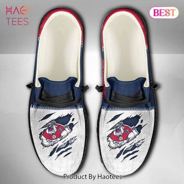 NCAA Fresno State Bulldogs Custom Name Hey Dude Shoes
