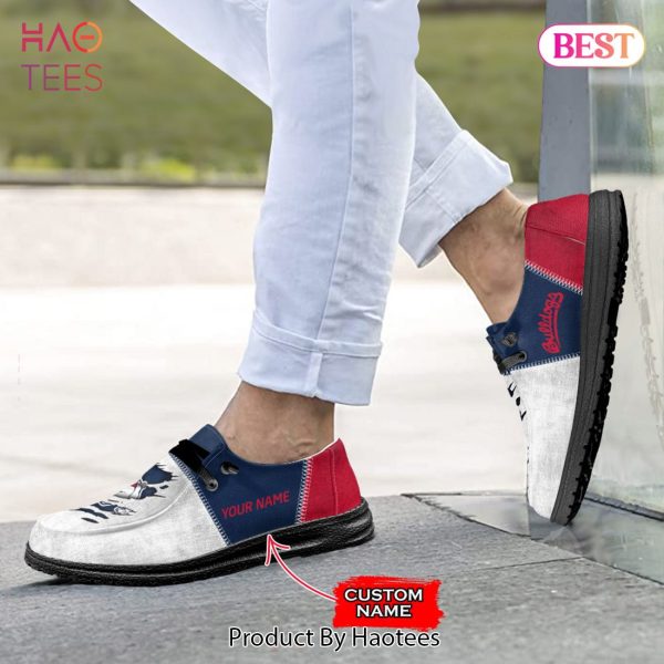 NCAA Fresno State Bulldogs Custom Name Hey Dude Shoes