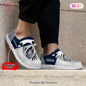 NCAA Georgia Southern Eagles Custom Name Hey Dude Shoes