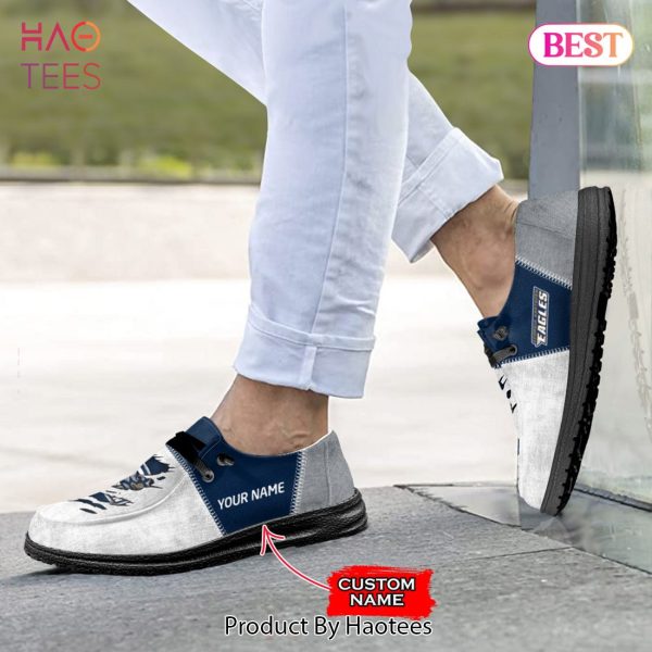 NCAA Georgia Southern Eagles Custom Name Hey Dude Shoes