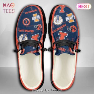 NCAA Illinois Fighting Illini Custom Name Hey Dude Shoes