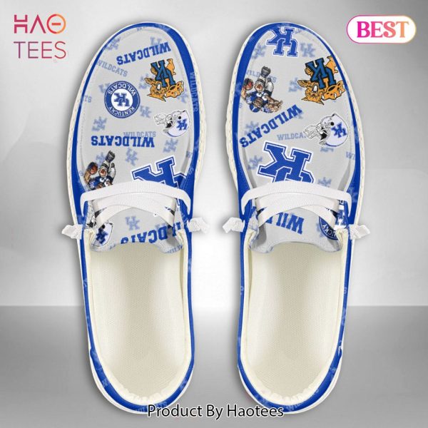 NCAA Kentucky Wildcats Custom Name Hey Dude Shoes